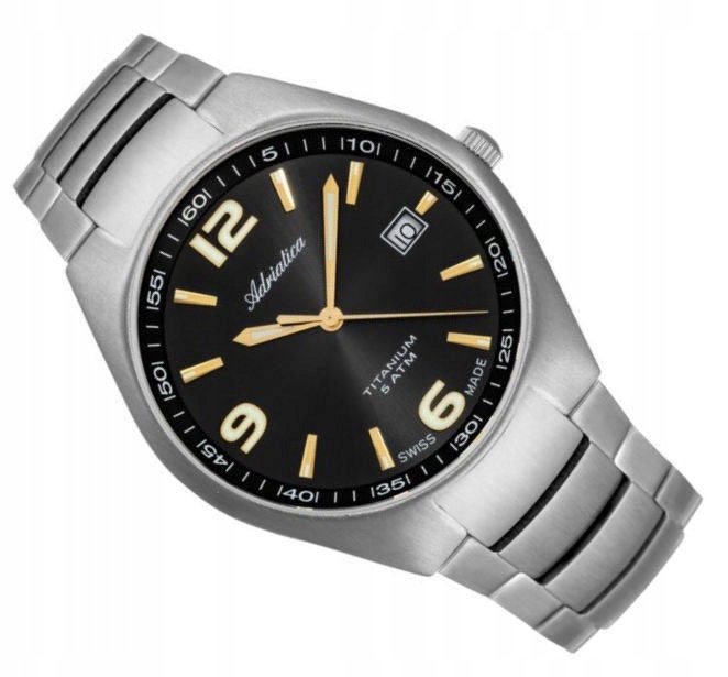 Pánské Klasické Titanové Hodinky Adriatica A1069