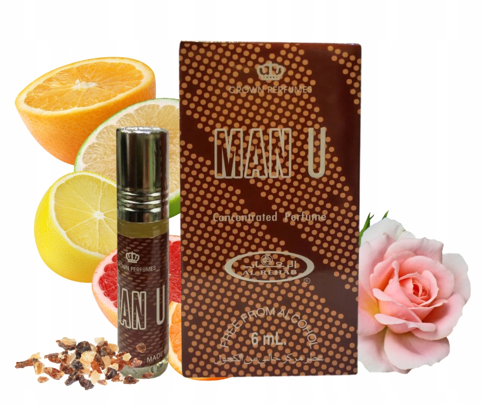 Perfumy arabskie Al-Rehab Man U 6 ml CPO perfumy w olejku męskie na LATO