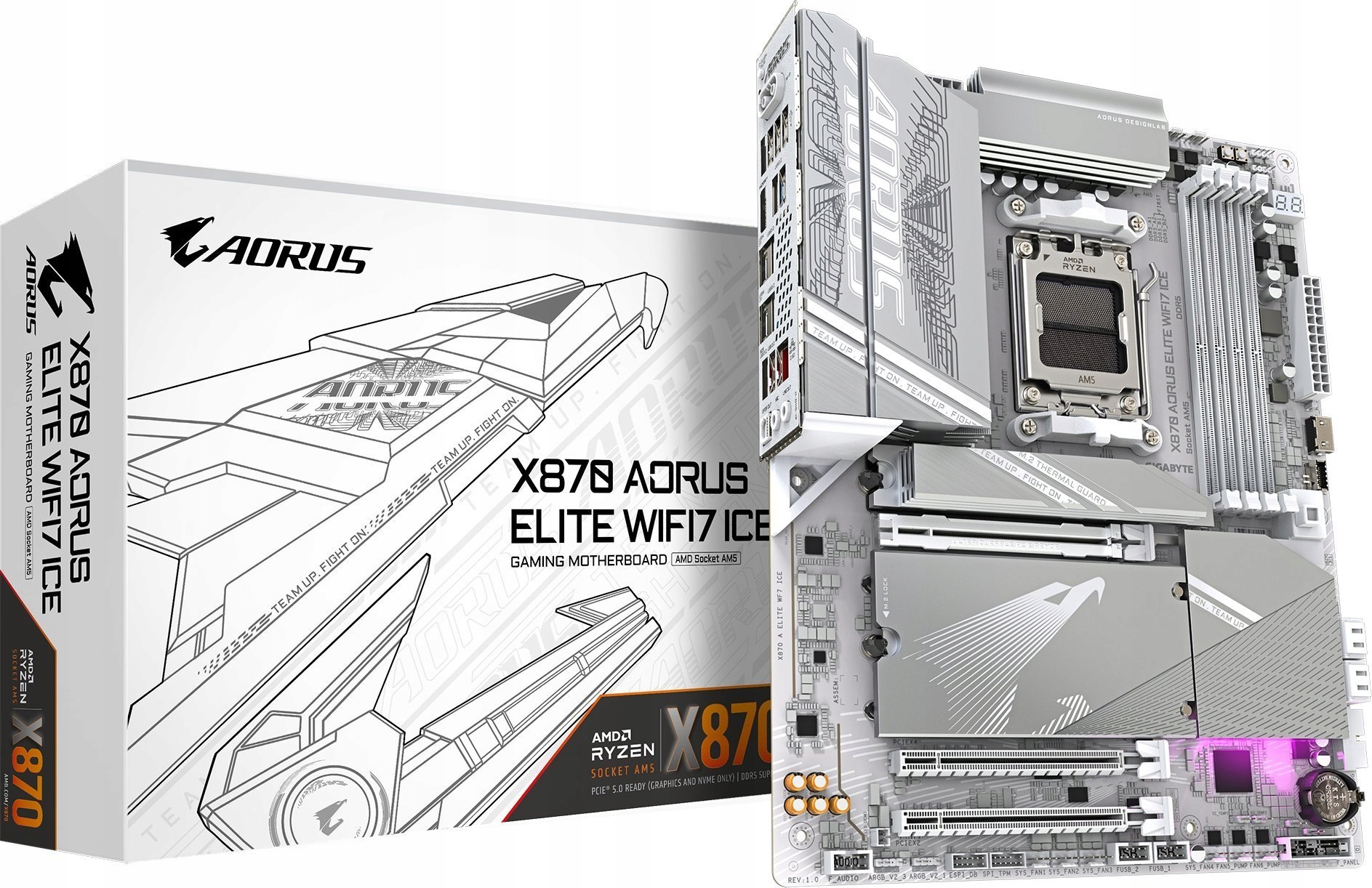 Płyta główna Gigabyte X870 Aorus Elite WIFI7 Ice