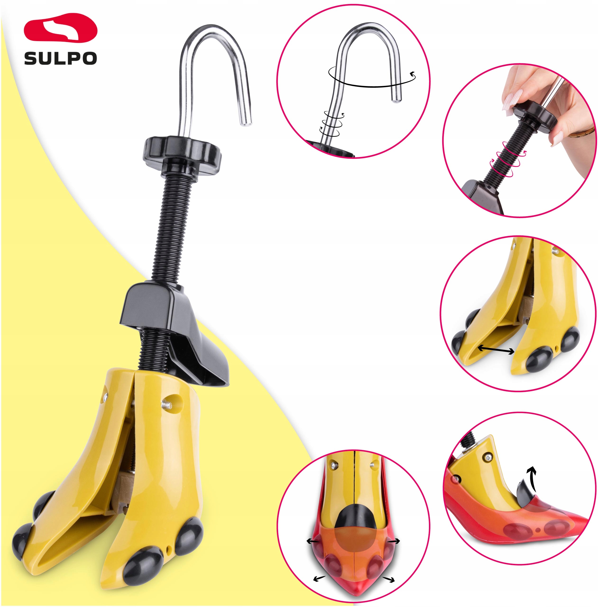 Prawidło do rozciągania wysokich obcasów szpilek Marka Sulpo