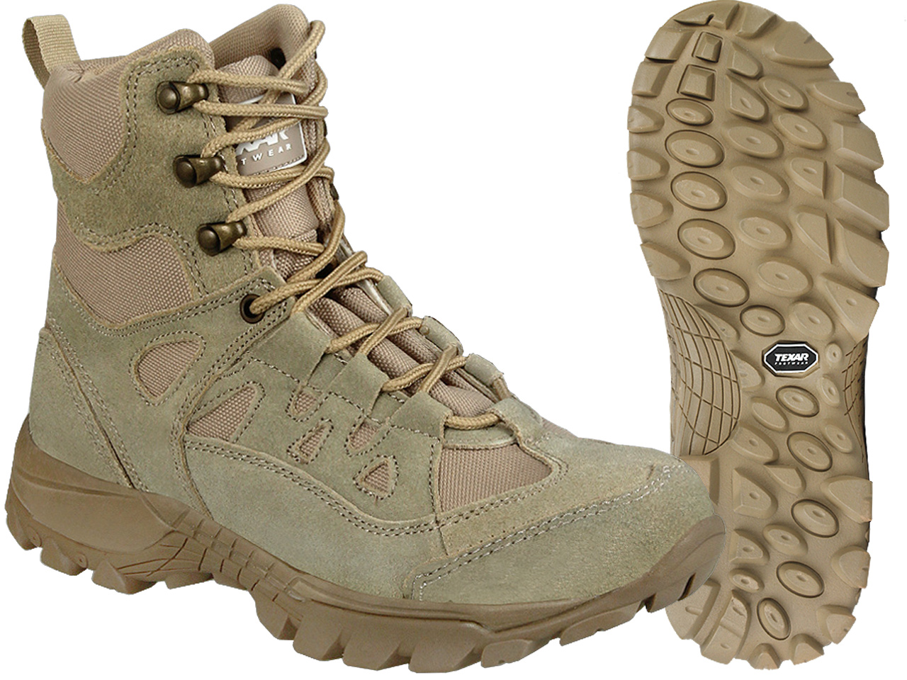 

Buty Wojskowe Obuwie Taktyczne Texar V-per Desert