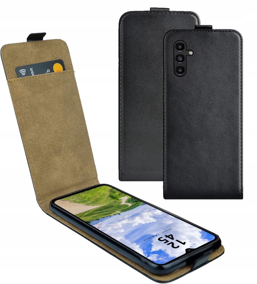 

Etui do Samsung A04S Pokrowiec Klapka Szkło