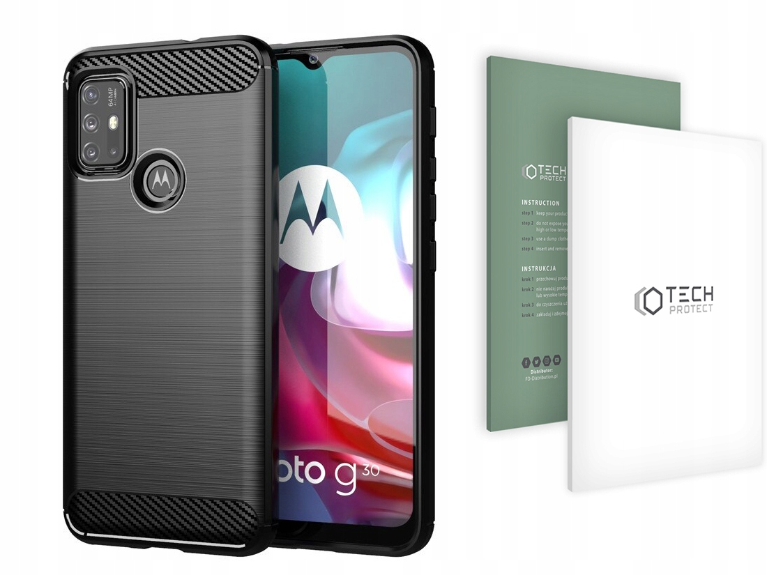 

Etui Case Obudowa Futerał Carbon Do - Moto G10/G30