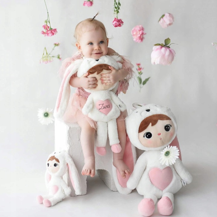 Lalka Królik z imieniem przytulanka 50 cm Wysokość produktu 50 cm