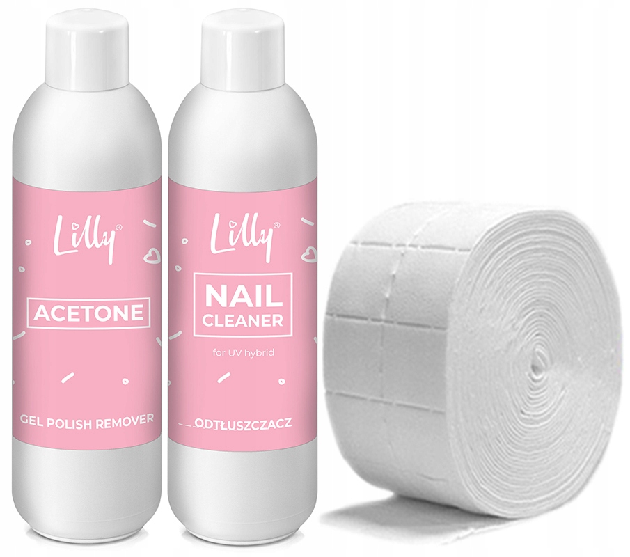 

Lilly Aceton Cleaner Waciki Zestaw 500 ML