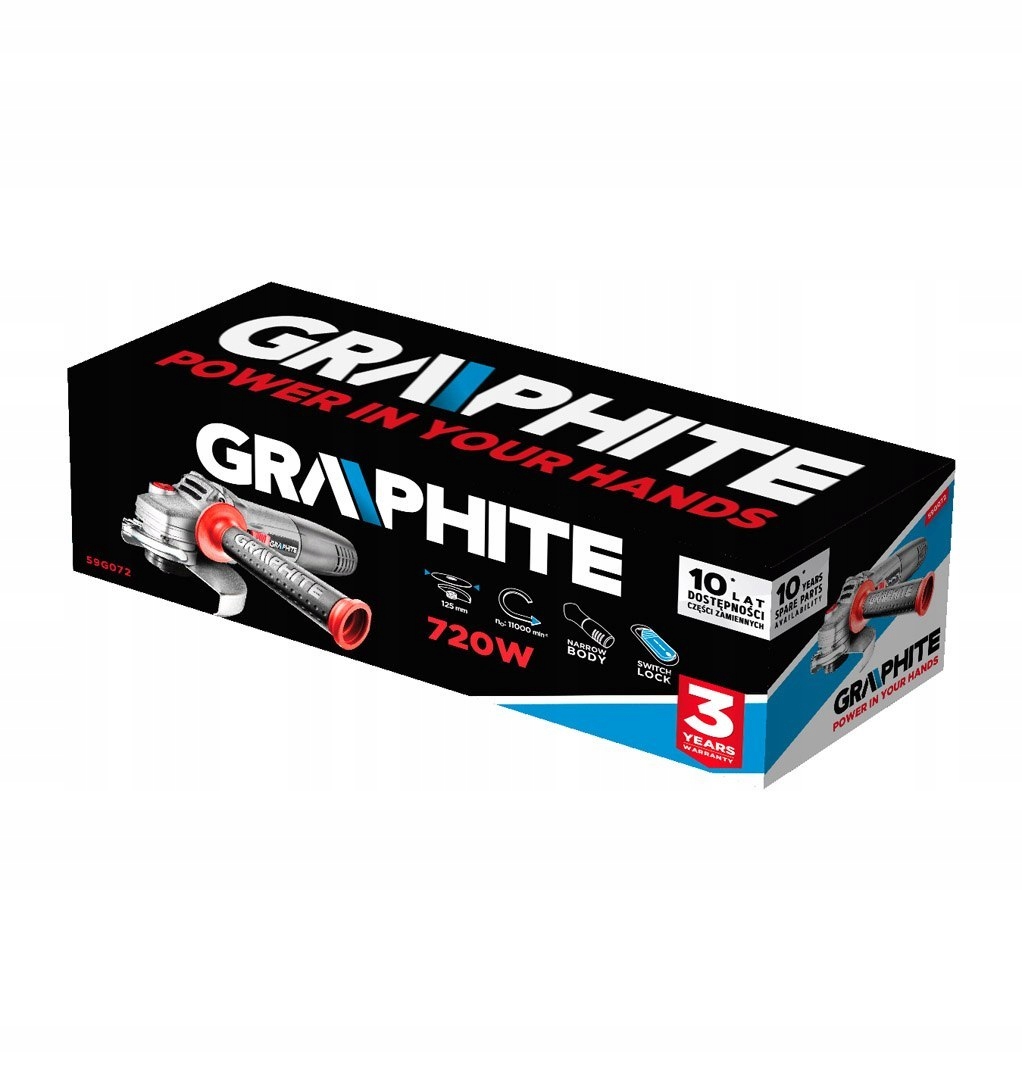 УГЛОВАЯ ШЛИФОВАЛЬНАЯ МАШИНА 125*22.2 MM 720W