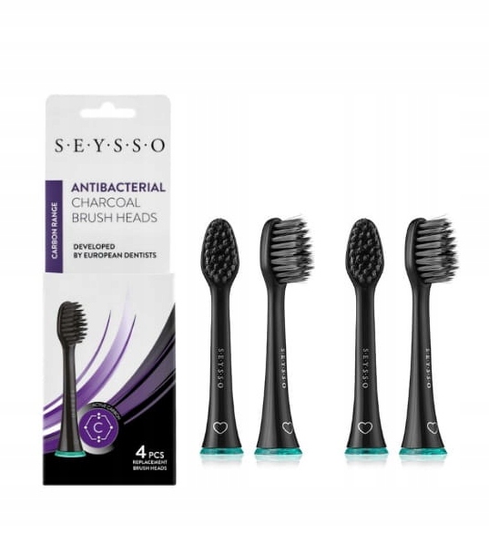 Seysso Carbon Końcówki Antibacterial 4 szt.