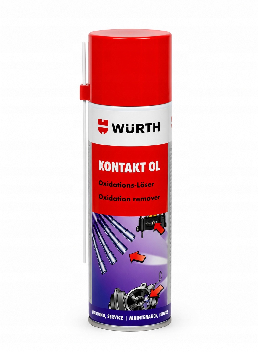 Środek Do Czyszczenia Styków Zmywacz Korozji Konektorowej Wurth Spray 200ml
