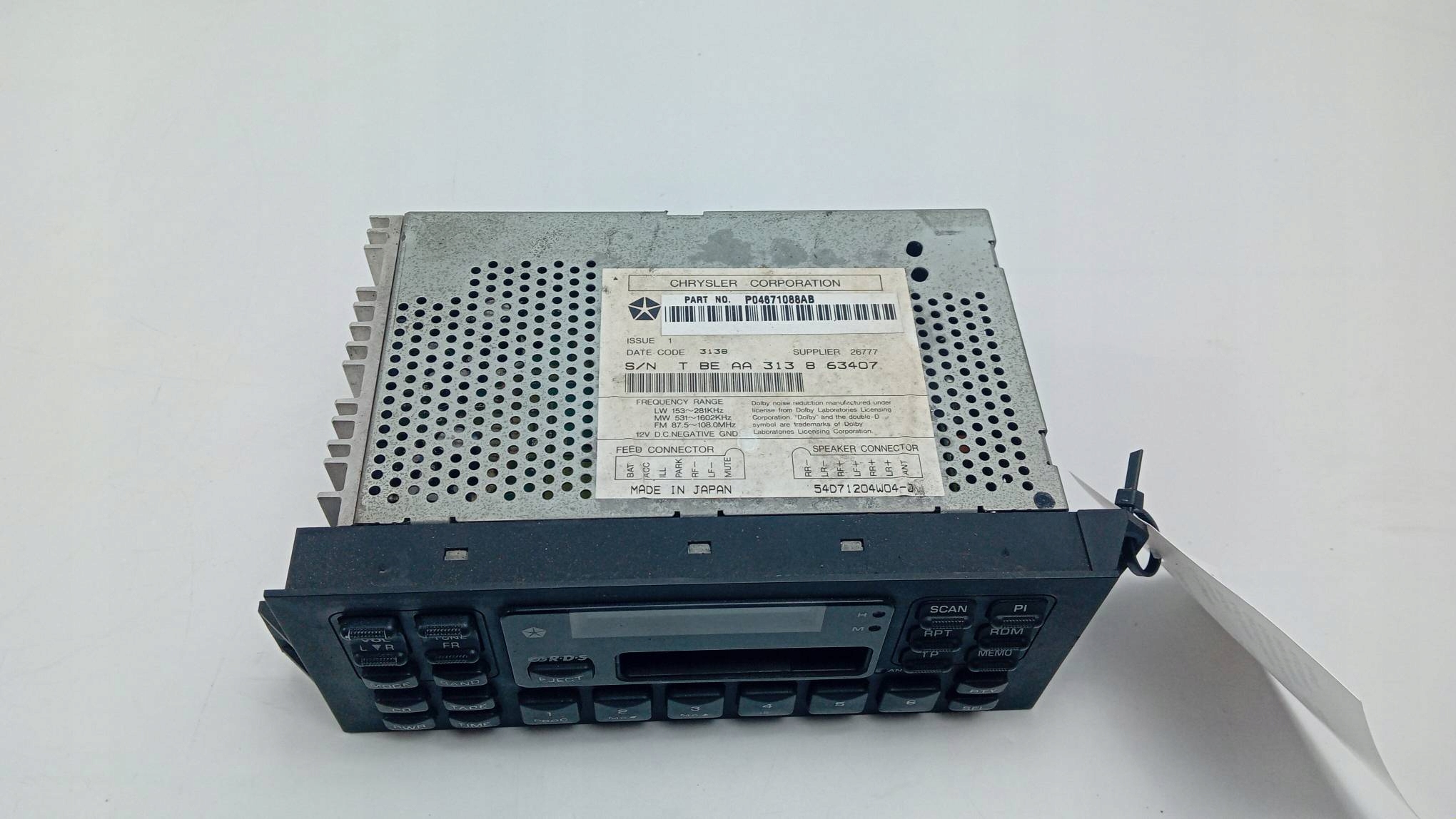RADIO Radio P04671088AB CHRYSLER SEBRING e