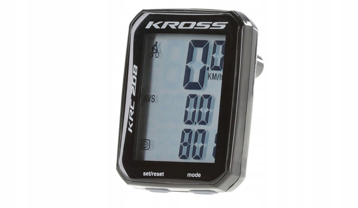 Licznik ROWEROWY KROSS KRC 208 przewodowy 8 funkcji Marka Kross