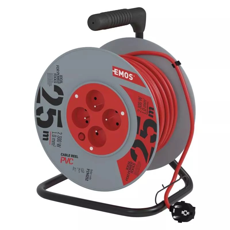 Prodlužovací Kabel bubnový 4 zásuvky 3x1 mm 25 m P194252