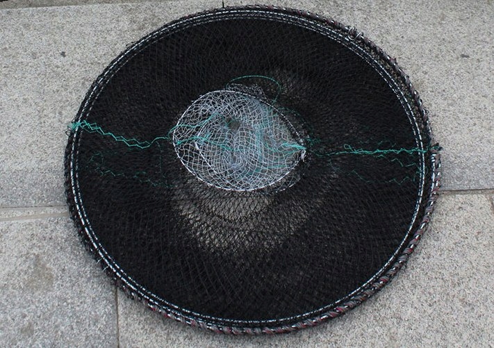 SIATKA WĘDKARSKA SKŁADANA POŁOW ŻYWCA KARAŚ RAK KRAB HOMAR KREWETKI60x100cm Model SADZYK BĘBENEK ROZKŁADANA WYŁAWIANIA SIEĆ KARP RYB