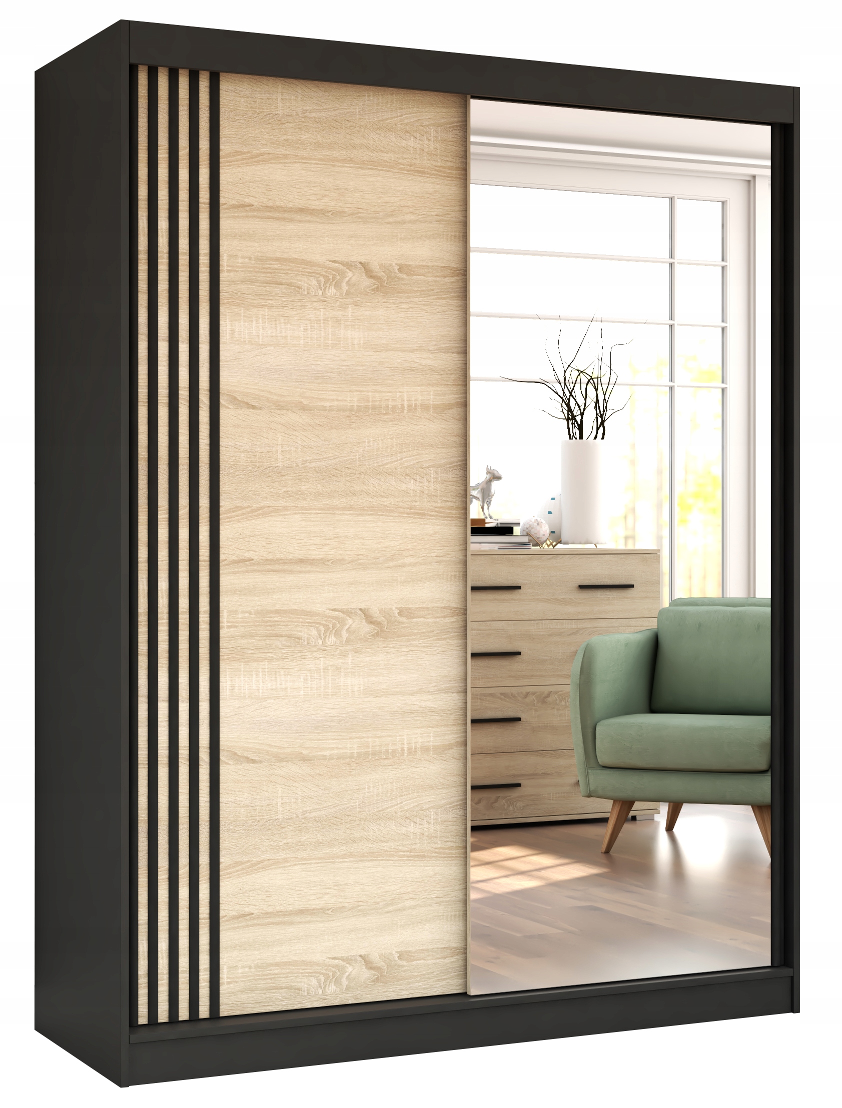 

Szafa przesuwna z lustrem Vista 05S 150cm