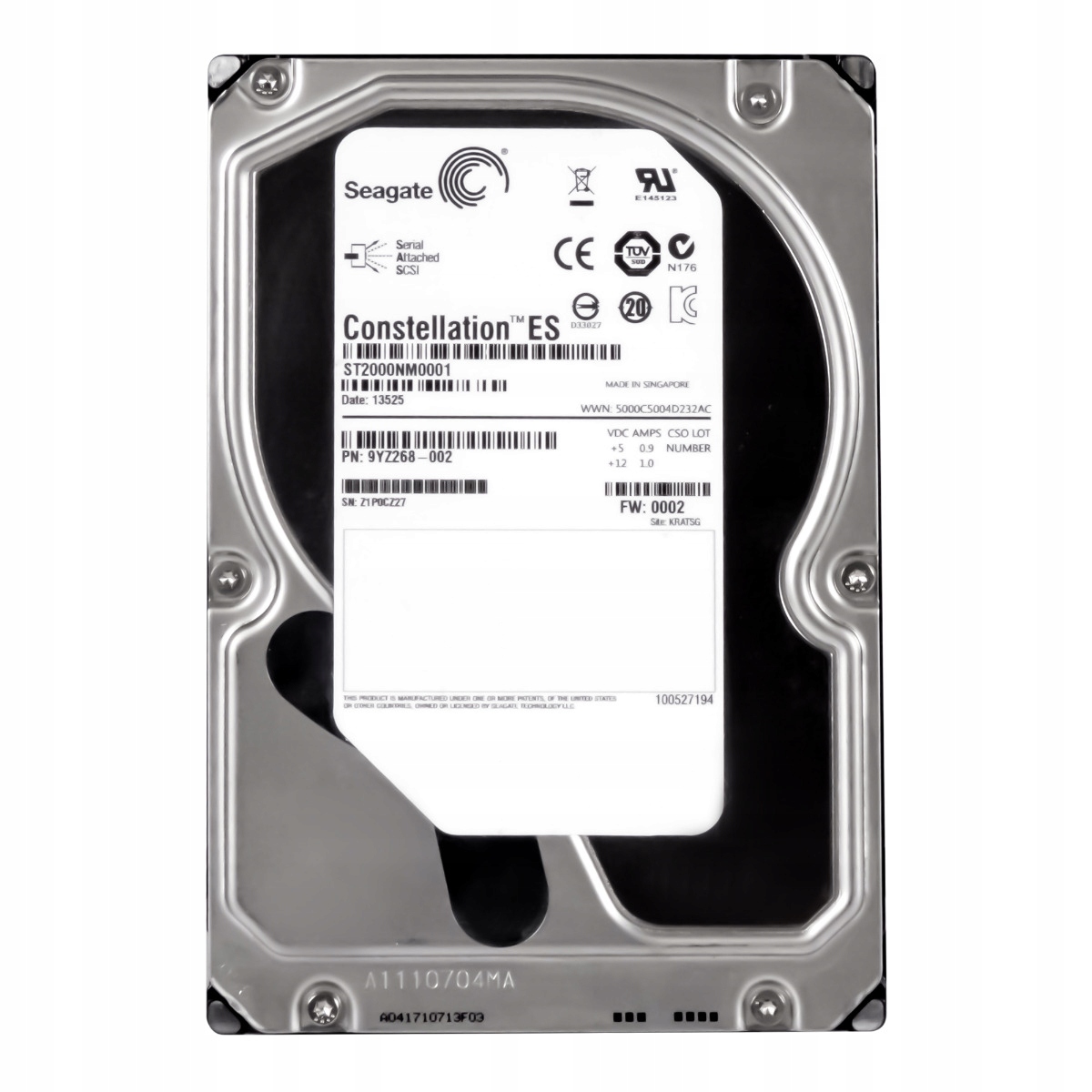 Cisco UCS-HDD2TI2F213 2TB 7.2K 64MB SAS-2 3.5''