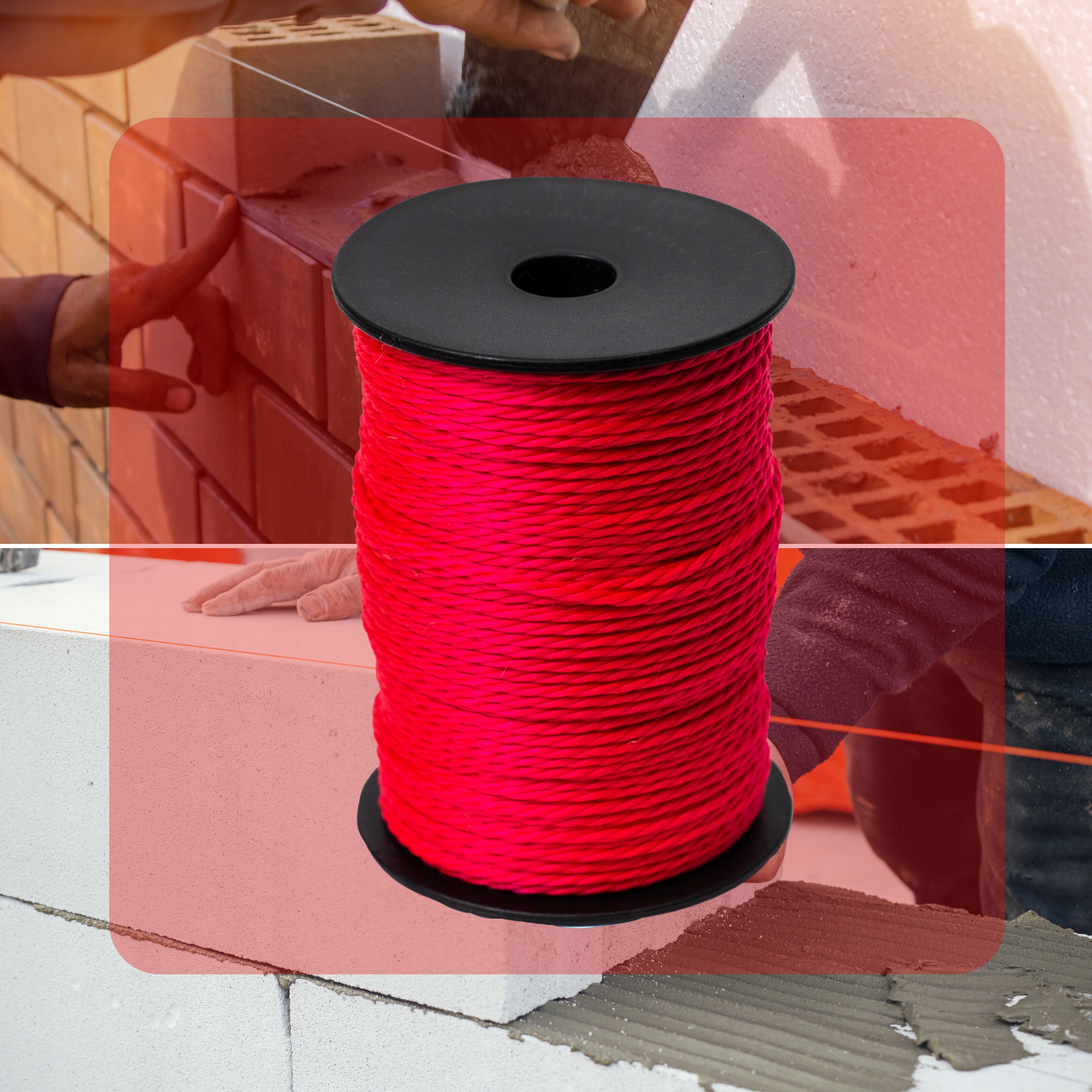 SZNUREK MURARSKI BUDOWLANY TRASERSKI 100M MOCNY EAN (GTIN) 5903933542805