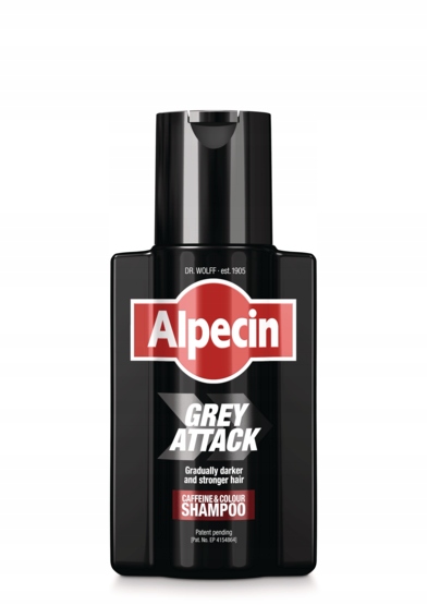 Szampon przeciw wypadaniu i siwiniu włosów Alpecin Grey Attack