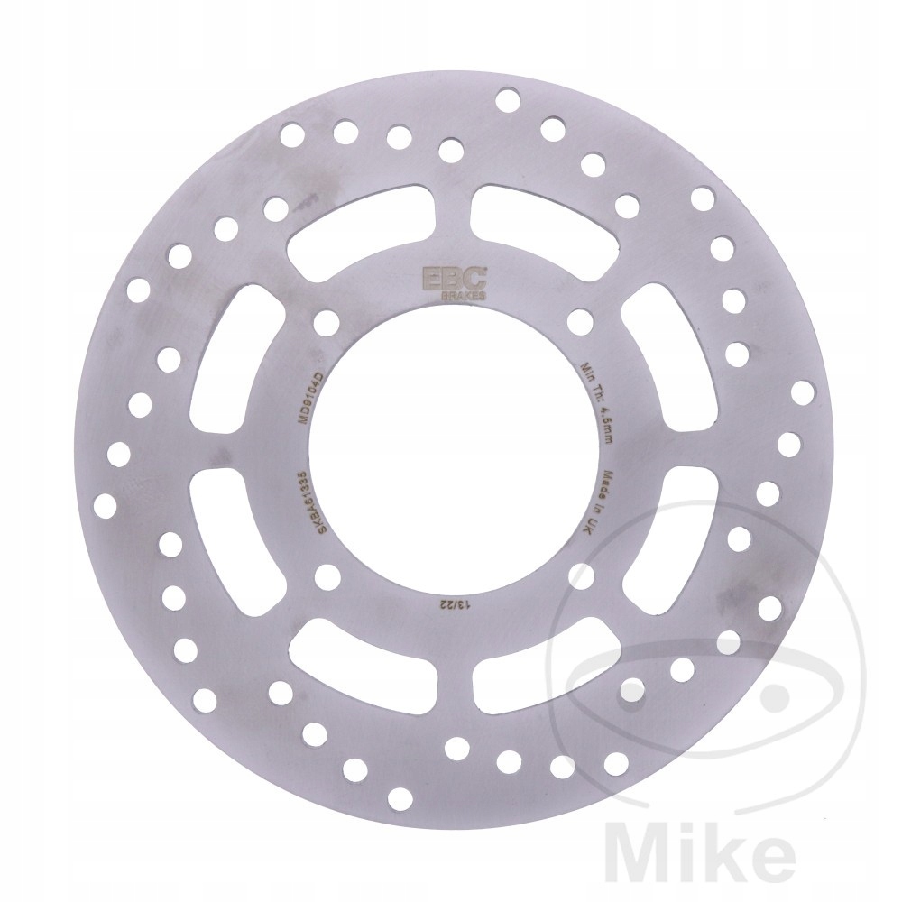 Zadný brzdový kotúč Ebc MD9104D