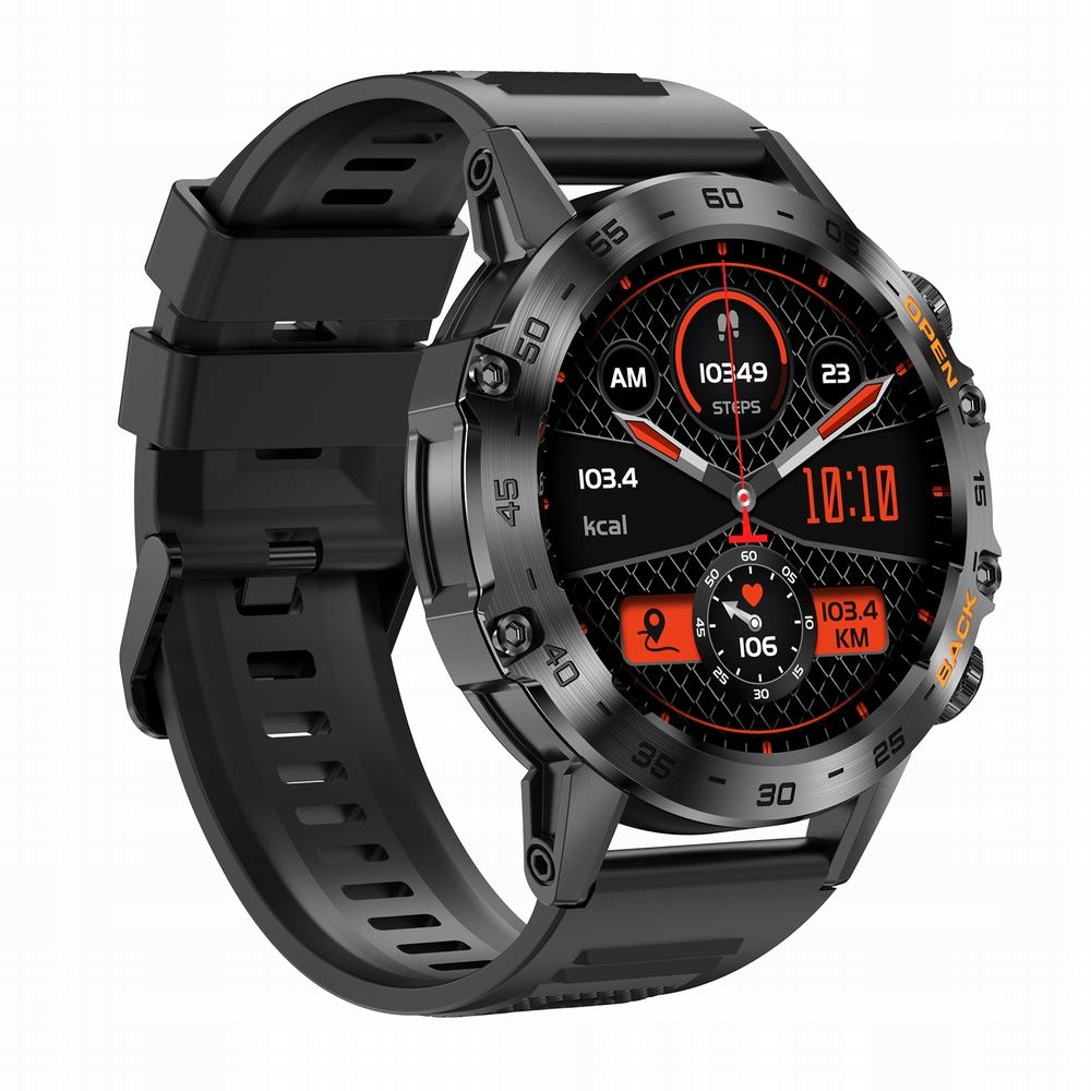 Smartwatch Gravity GT9-1 czarny Kolor czarny
