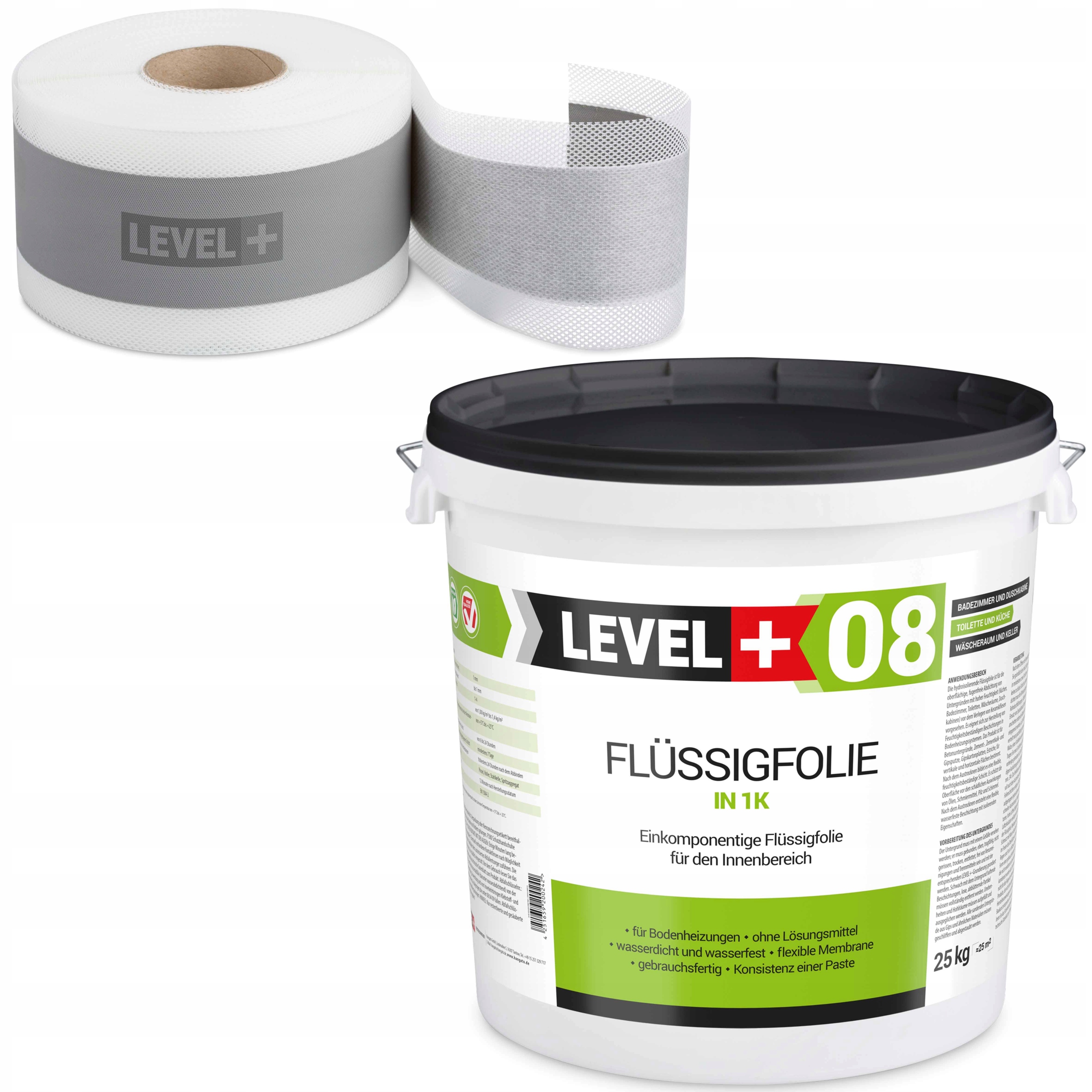 Hydroizolační sada Páska 25 m Fólie 25 kg