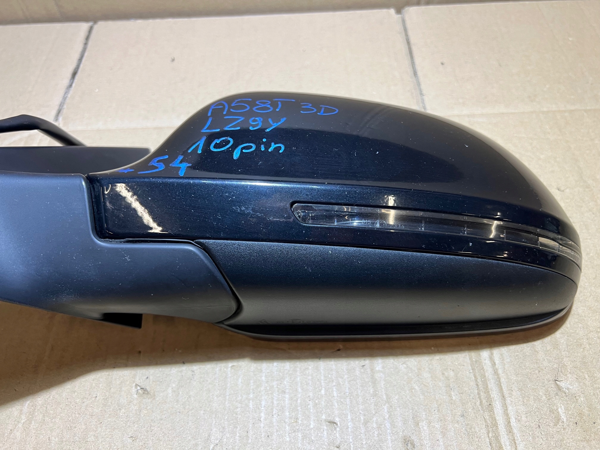 AUDI A5 8T COUPE LZ9Y mirror left 10 PIN