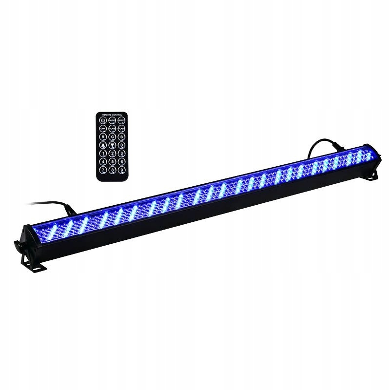 LIGHT4ME BASIC LIGHT BAR LED 8 RGB MKII listwa belka czarna BK + pilot IR Model Basic Light Bar LED 8 RGB MK II