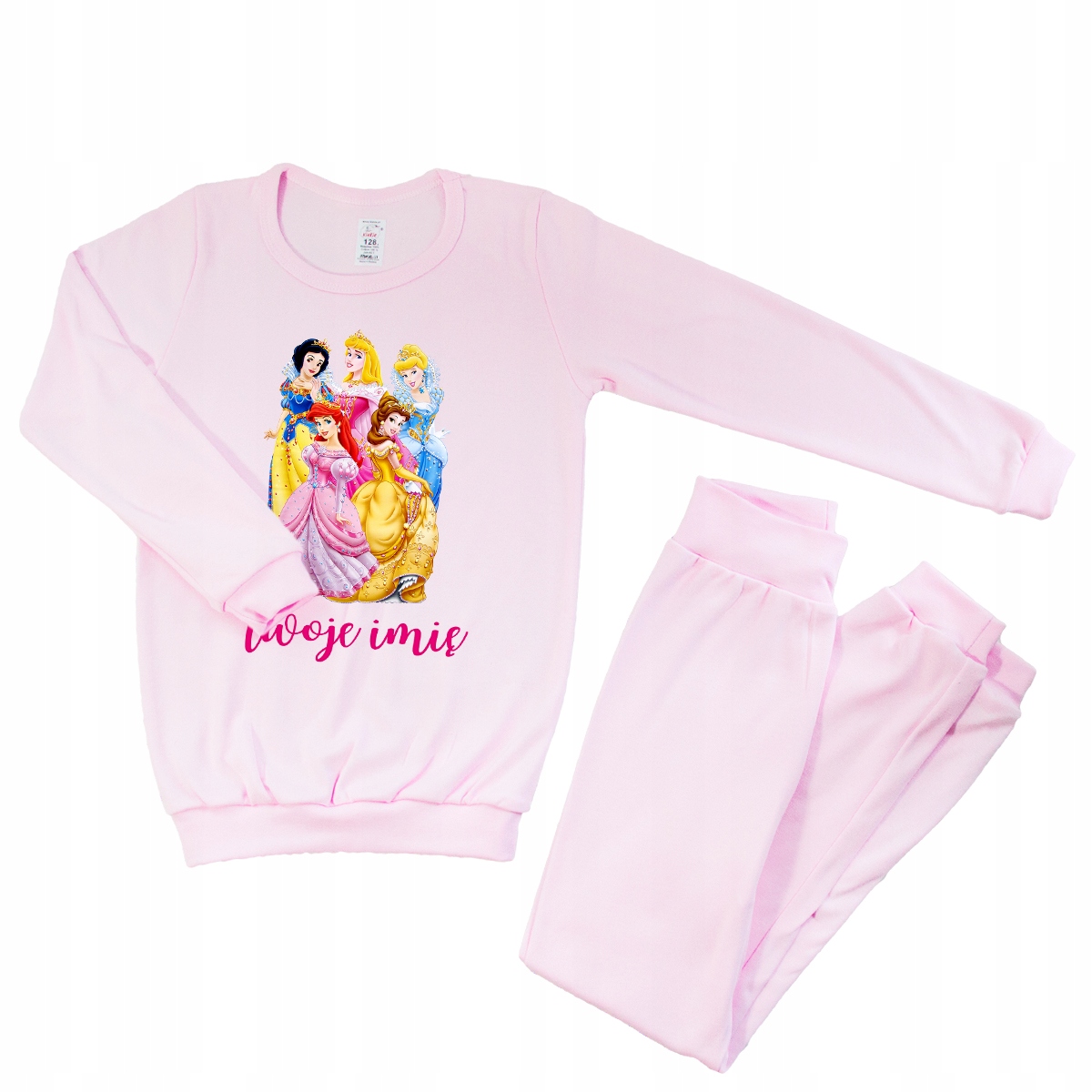 

Piżama Długi Rękaw Róż 122 Księżniczki 01 Imie