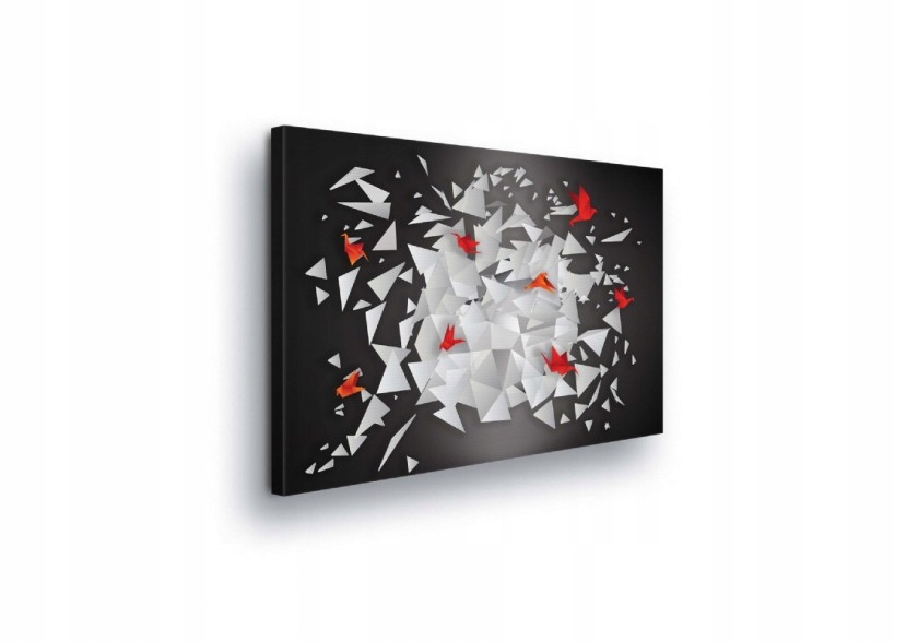 Obraz 100x75 Abstrakce geometrie dynamika minimalismus kontrast energie pohyb