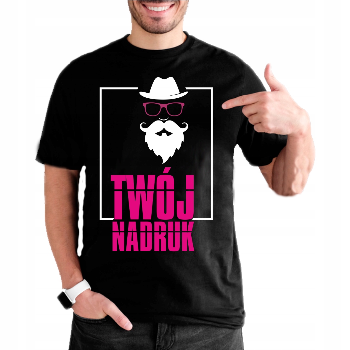 

T-shirt Męski Koszulka Print Nadruk Logo Kolory S