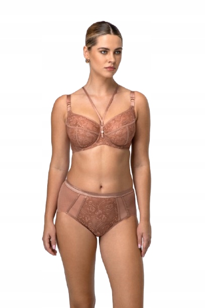 Kalhotky Alles s vysokým pasem Chiara 42 Mocha Mousse