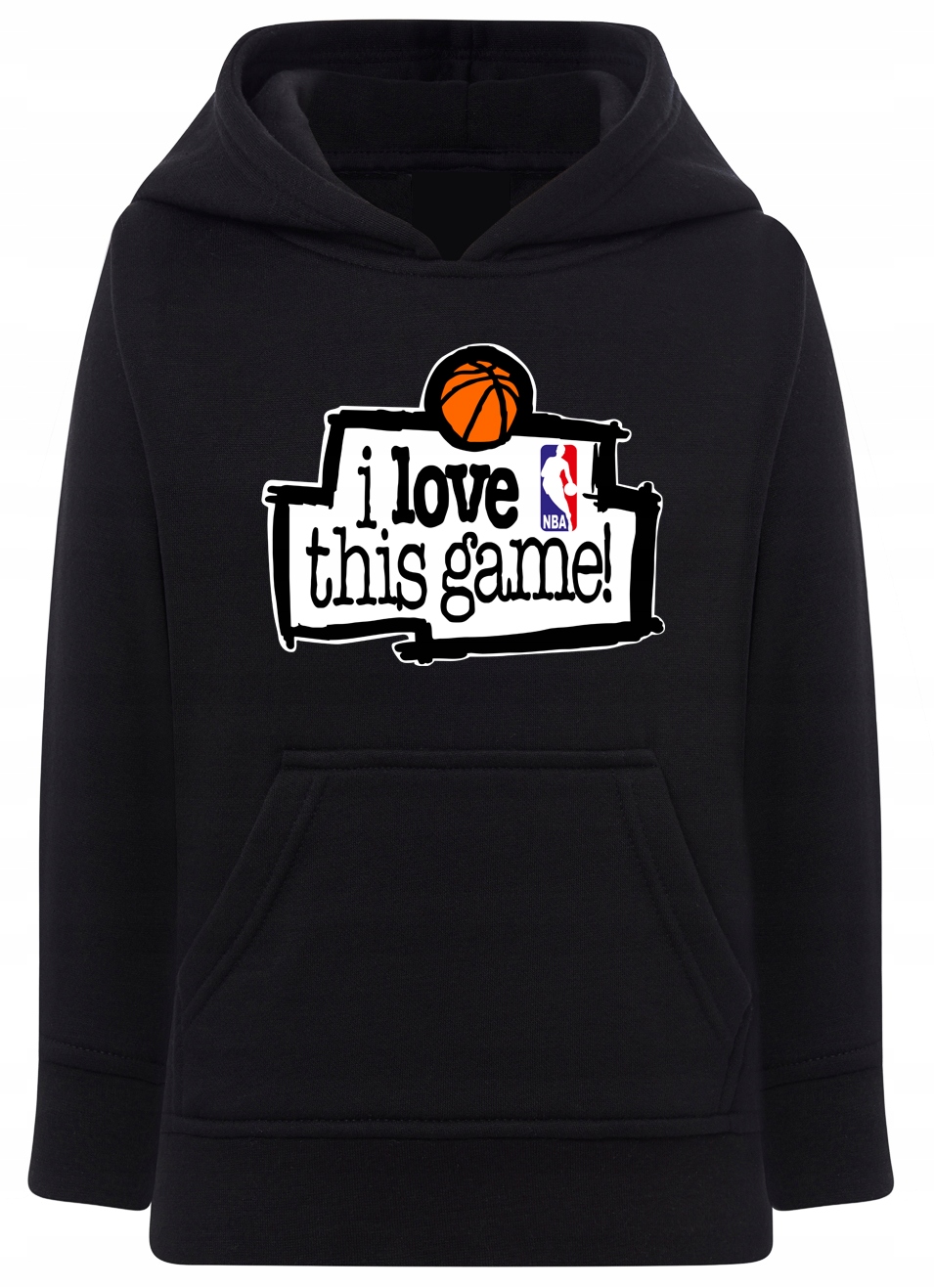 BLUZA z kapturem LOGO NBA I LOVE THIS GAME 134-140