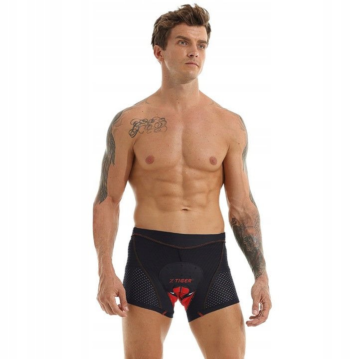 SPODENKI ROWEROWE SZORTY Z WKŁADKĄ 3D ŻELOWĄ Waga produktu z opakowaniem jednostkowym 0.51 kg