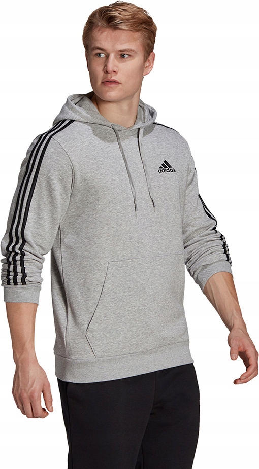 Pánská Mikina Adidas Essentials Fleece Dresová Šedá vel S