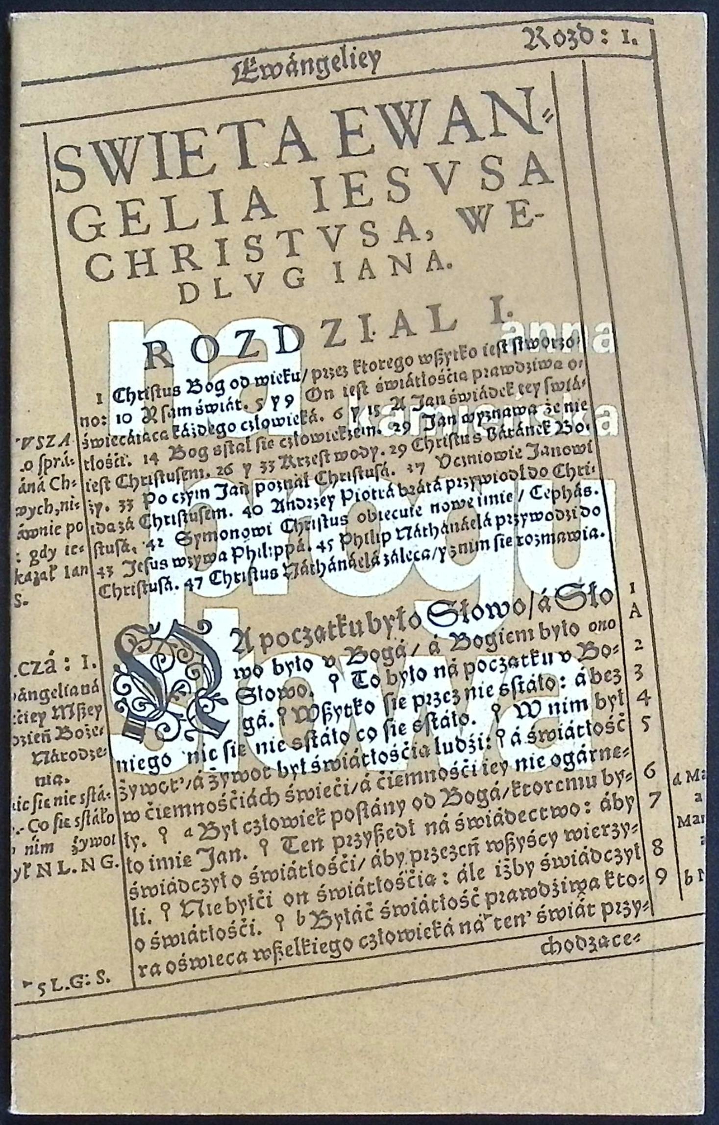 Na progu słowa Anna Kamieńska