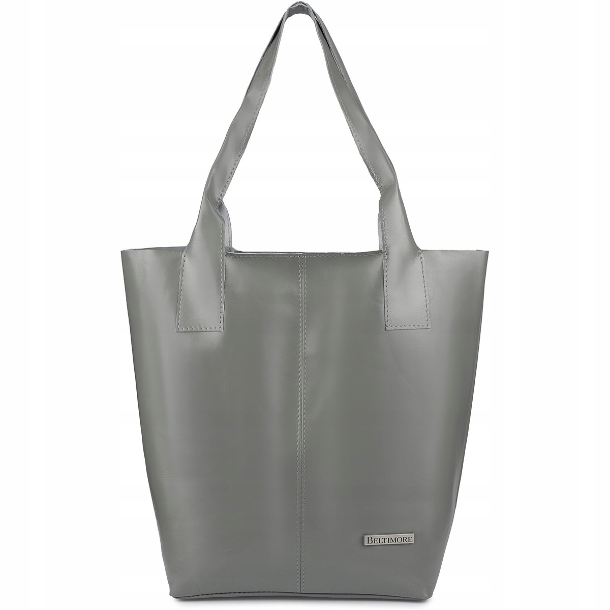 Dámská kožená kabelka velká A4 shopperka taška A4 lícová kůže Beltimore