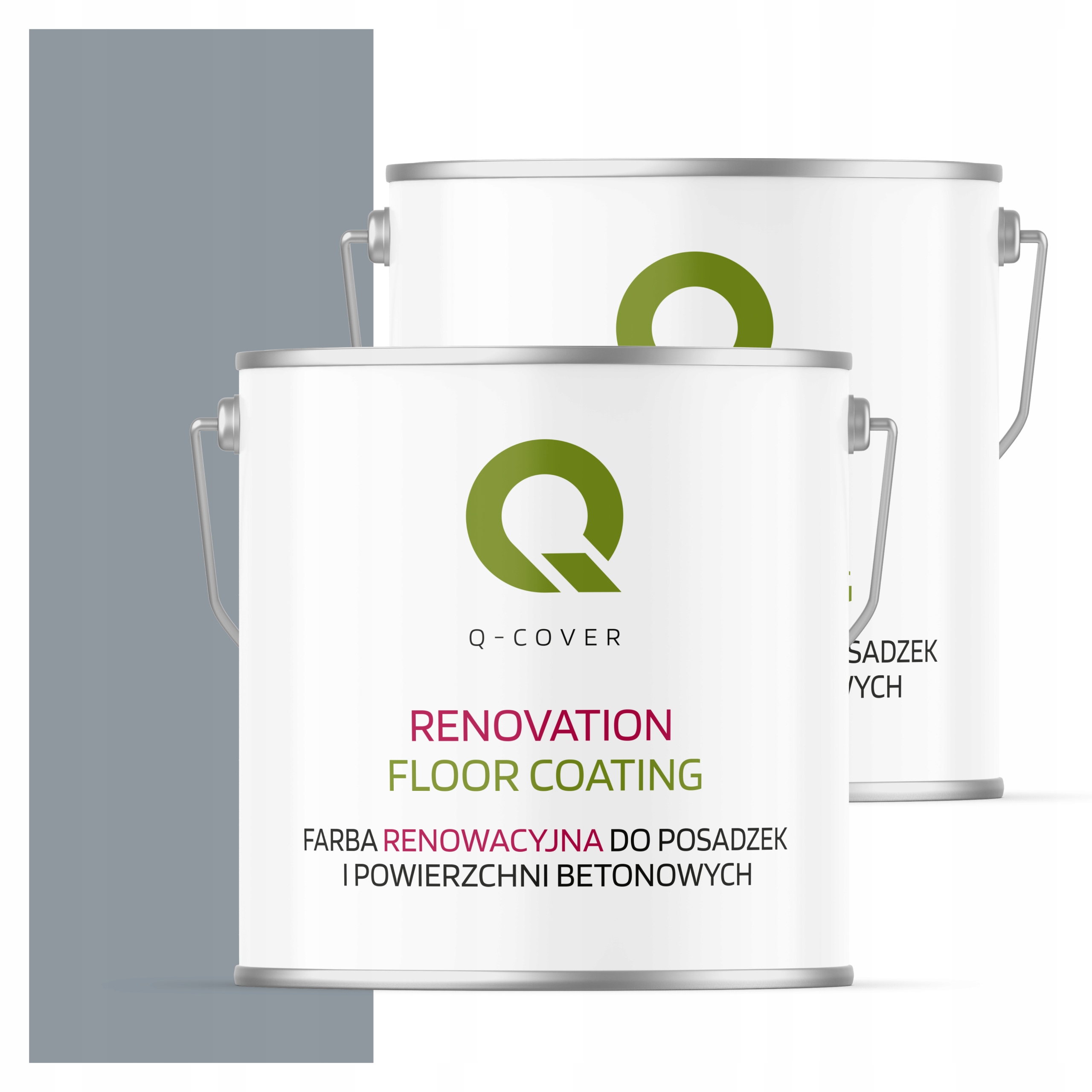 Ochranná farba na podlahy Renovačná šedá modrá RAL7001 Lesk 5L