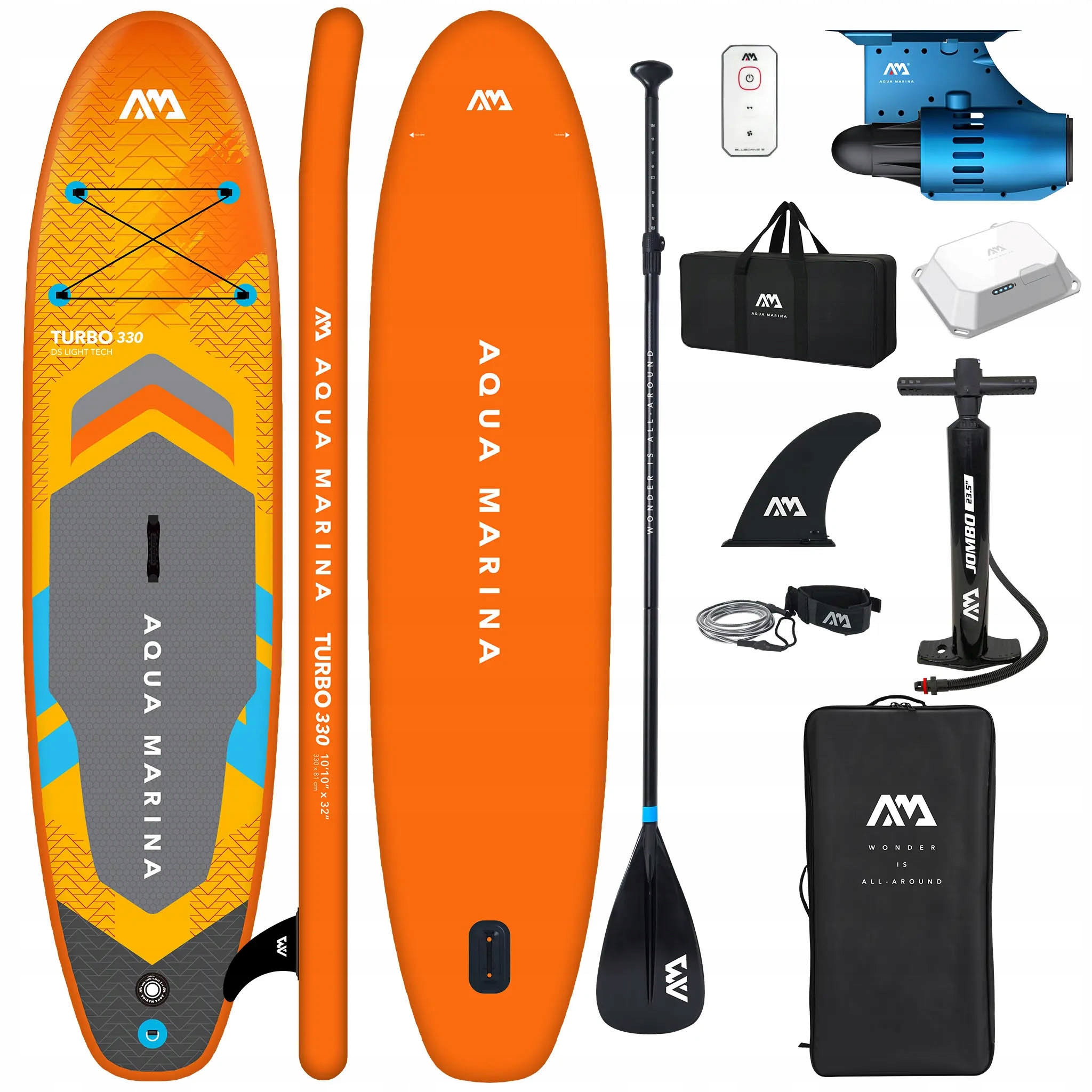 Deska Sup Aqua Marina Go Turbo 330 cm silnik BlueDrive S z akumulatorem