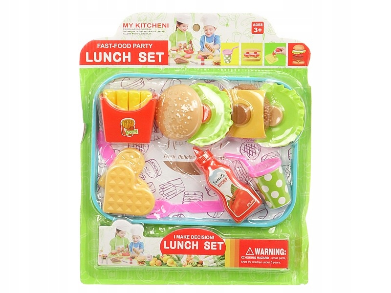 

zestaw zabawkowy fast food dla dzieci