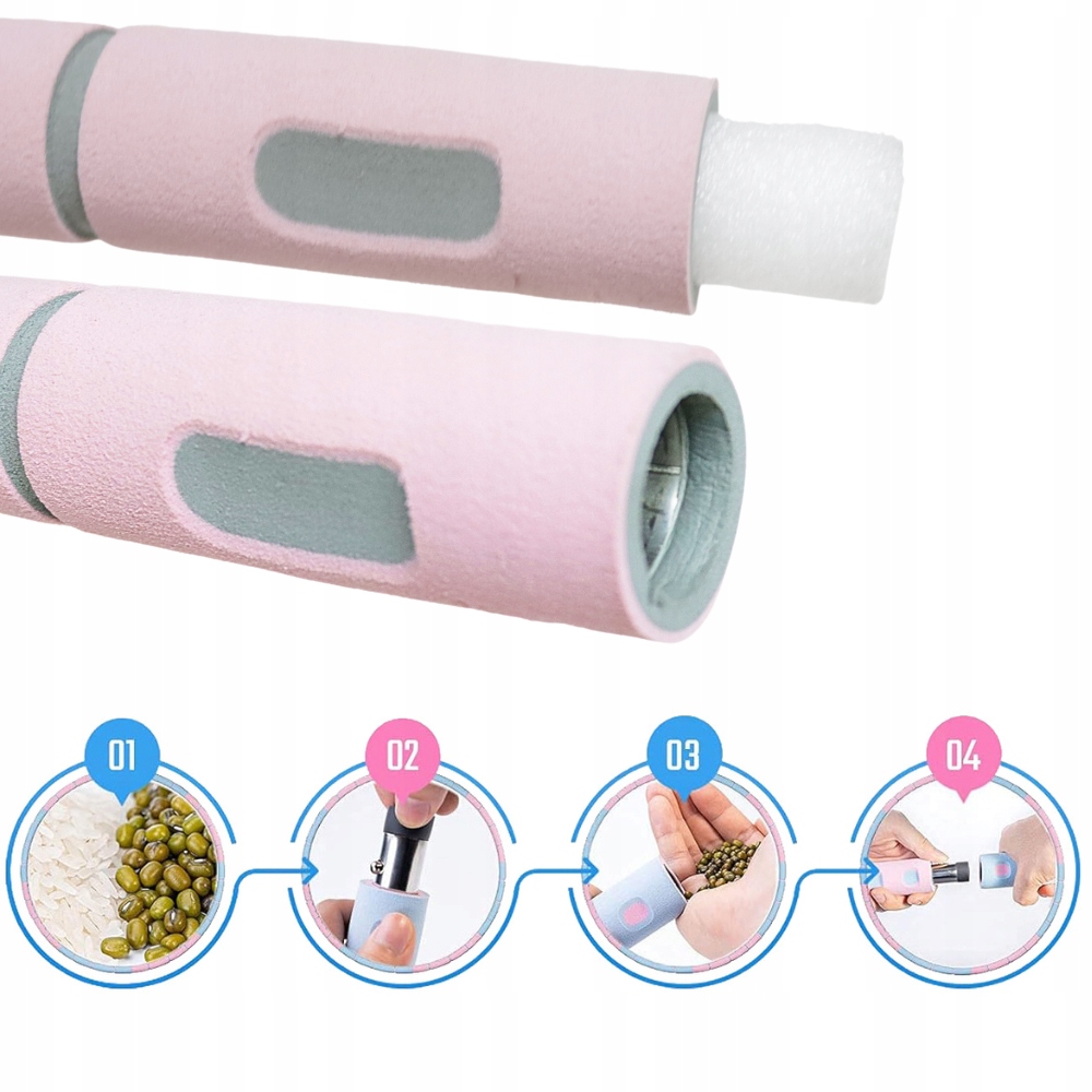 HULA HOP ODCHUDZAJĄCE SKŁADANE PIANKOWE PREMIUM ANTYPOŚLIZGOWE FIT.ME Marka Fit.Me