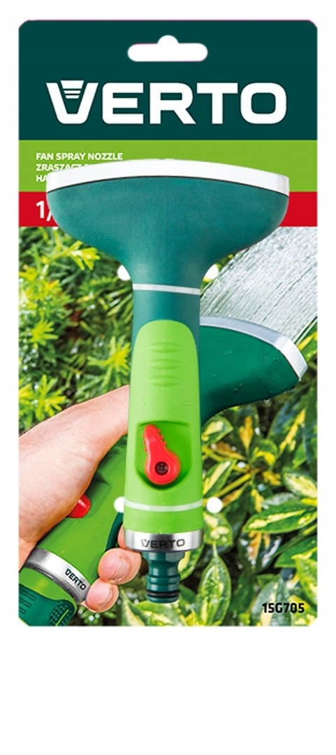 ZRASZACZ OGRODOWY PISTOLETOWY SZEROKI VERTO 15G705 Marka Verto