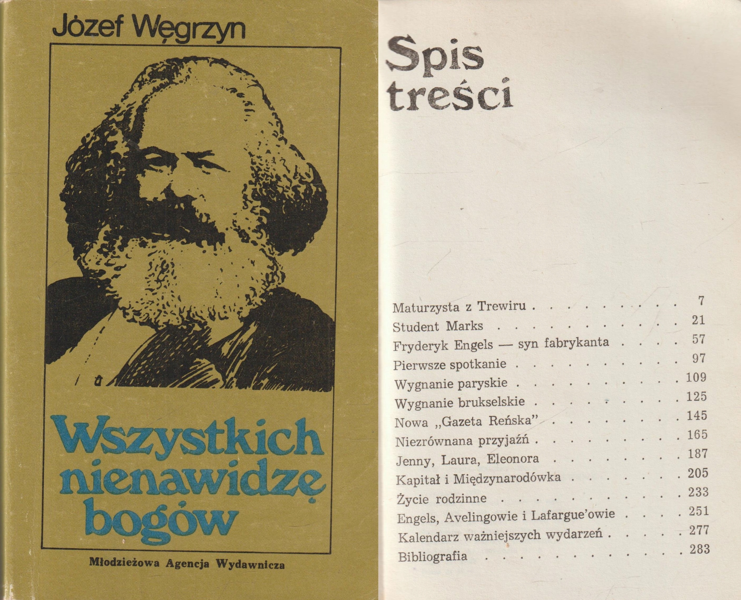 WSZYSTKICH NIENAWIDZĘ BOGÓW Józef Węgrzyn