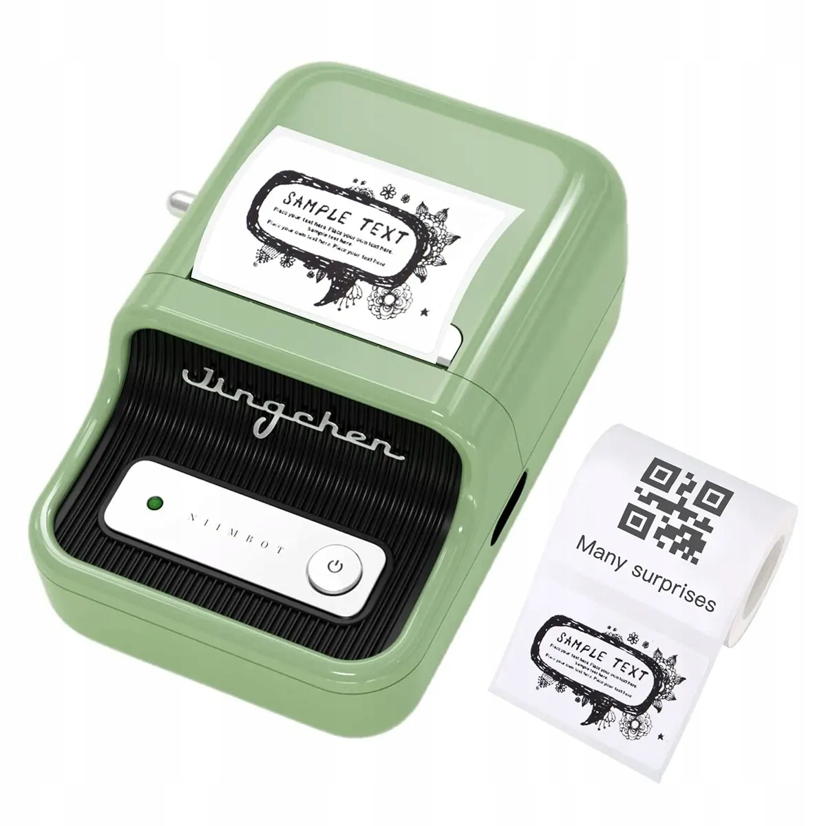 Přenosná termální tiskárna Niimbot B21S 50 mm zelená role štítků