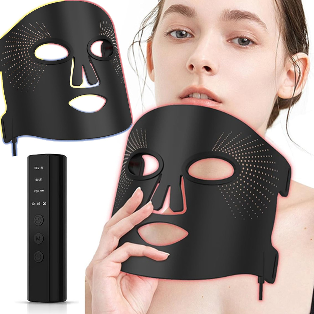 Led Maska 3 Barev Led Maska Světelná Terapie Vhodná Pro Obličej