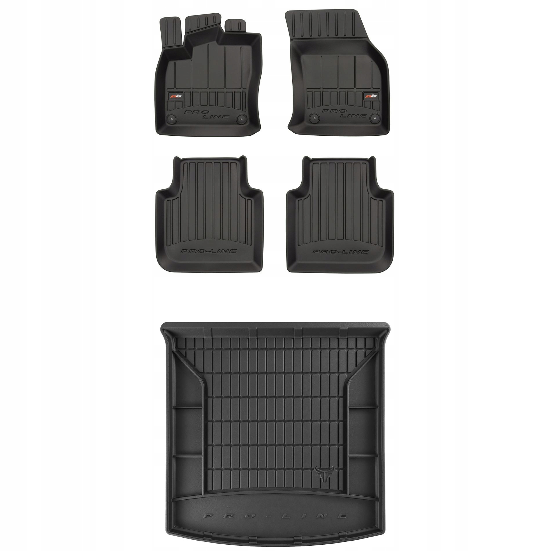 Sada gumových koberců a rohožek pro Škoda Kodiaq 2016-2024