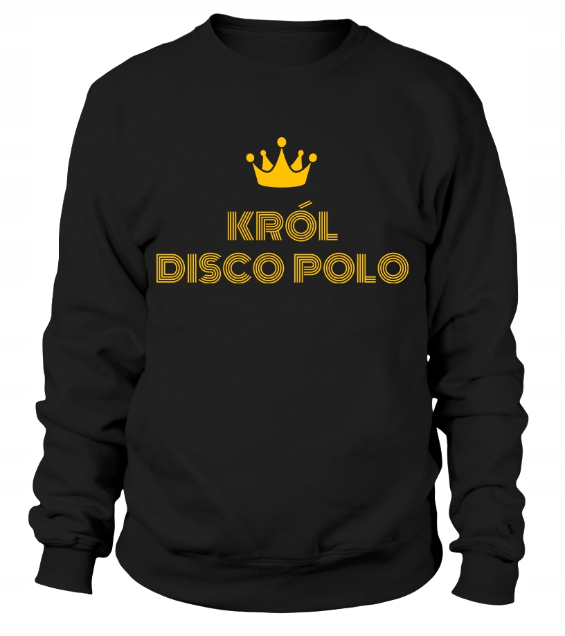Pánská Mikina Král Disco Polo Černá M pro něho chlapa manžela chlapce
