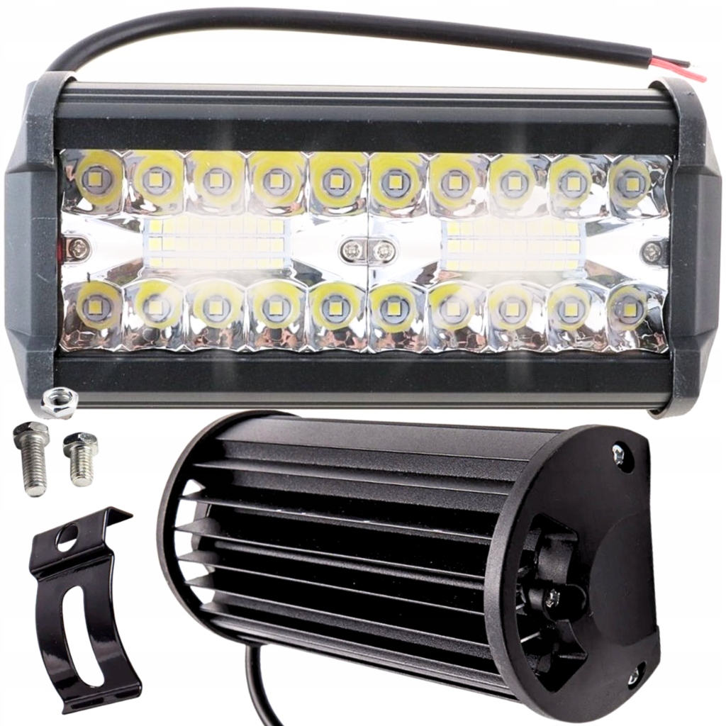 LAMPA LED SZPERACZ HALOGEN ROBOCZY REFLEKTOR SAMOCHODOWY 120W 12V 24V