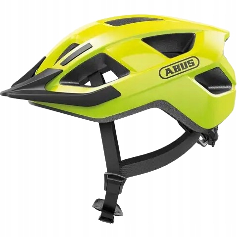 Kask rowerowy Abus Aduro 3.0 Led Signal Yellow – Rozmiar L (58-62 cm)