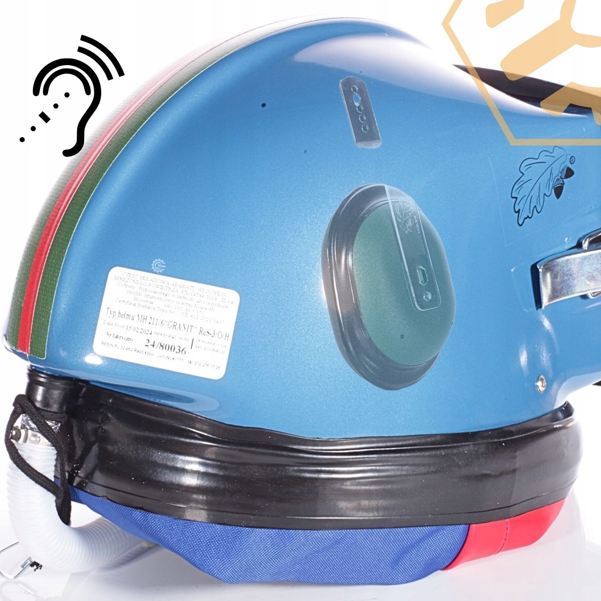 hełm do piaskowania RES-3/OH ochronny z fartuchem do piaskarki śrutowania Marka Kortech