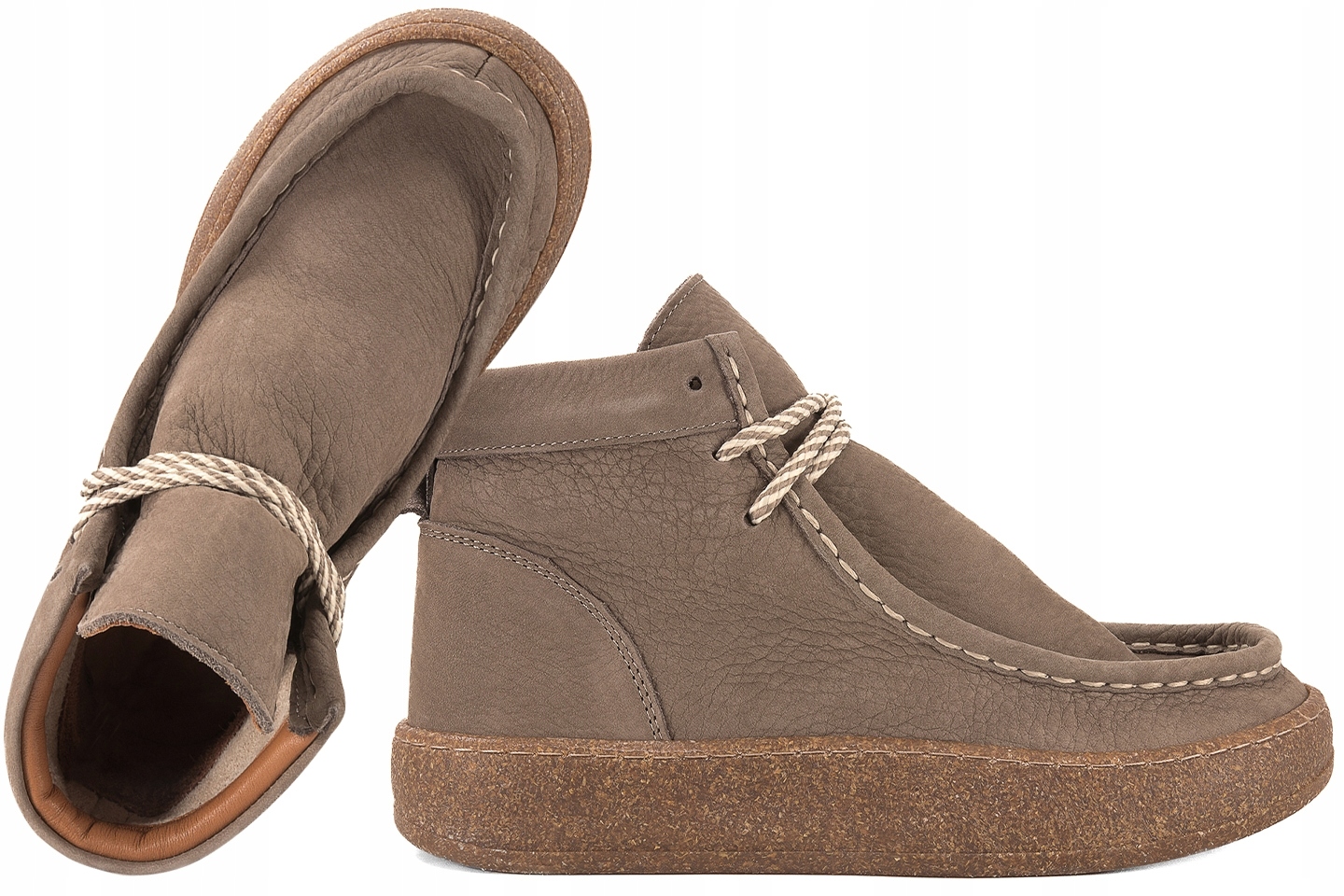 Ravini 241520 Kožené Boty Dámské Polobotky Kotníkové Boty béžová 39