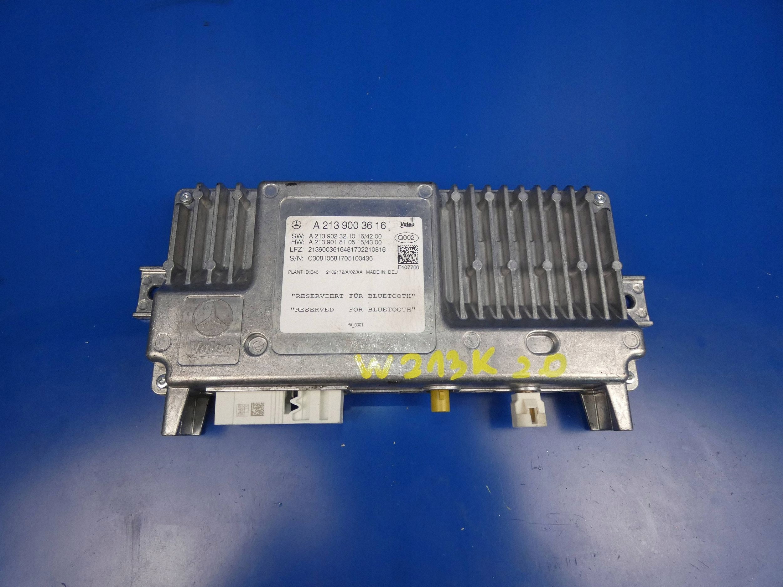 MERCEDES E KLASA W213 module control unit KAMERY reversing