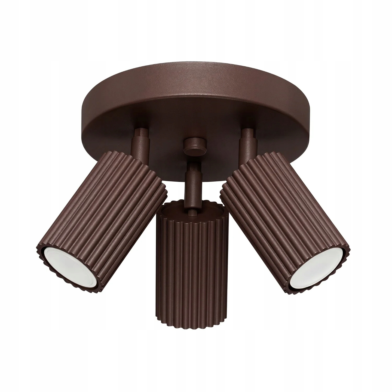 Stropné Svietidlo Stropné svietidlo Lampa kruh s 3 tubami Gu10 Karbon hnedá Sollux